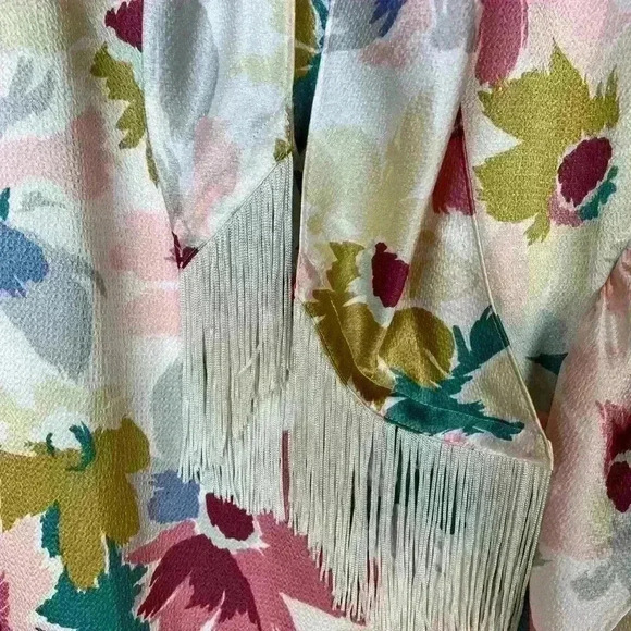 NEW! Likely Calista Tie-Front Satin Midi-Dress - Picture 8 of 13